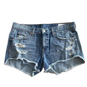 Rag & Bone Distressed Jean Shorts